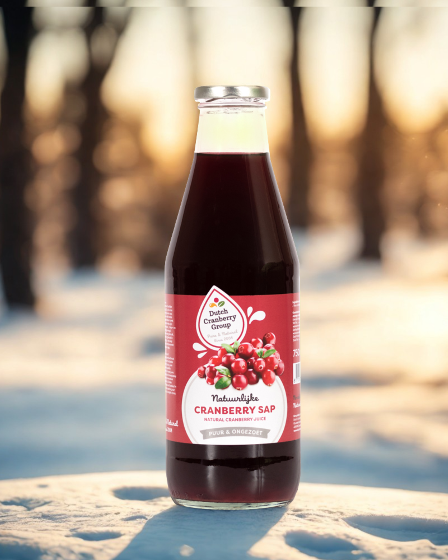 BIO Cranberrysap Licht Gezoet - 750ml